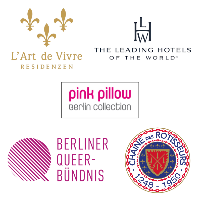 Partners Hotel Palace Berlin - L'Art de Vivre, The Leading Hotels of the World, Berliner Queer-Bundnis, Chaîne des Rôtisseurs